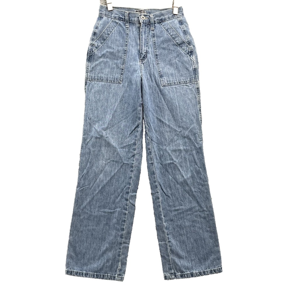 Vintage Xhilaration Jeans Women's 3 25x29* Y2K 90's Wide Retro Classic Academia